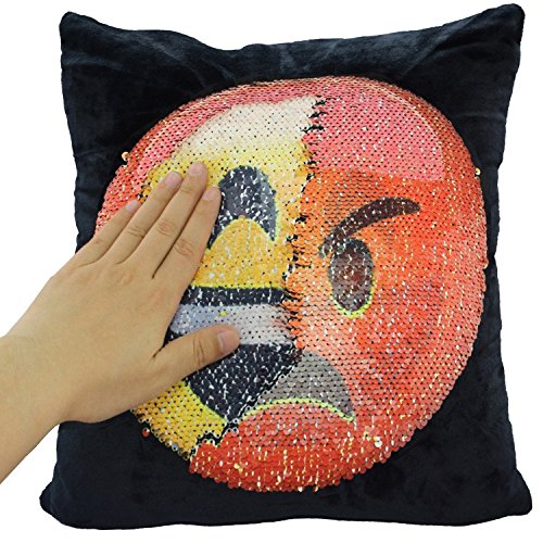 Reversible Sequin Mermaid Pillow Case I Bosom Emoji Changeable