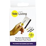 Yale P-YD-01-CON-RFIDC Smart Door Lock Key Cards, White, Pack of 2