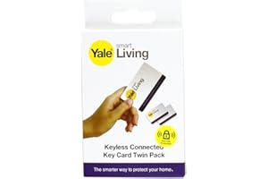 Yale P-YD-01-CON-RFIDC Smart Door Lock Key Cards, White, Pack of 2