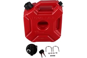 Andifany Lockable 5L Fuel Tanks Plastic Petrol Cans Car Mount Motorcycle Jerrycan Gas Can Gasoline Oil Container Fuel Canister