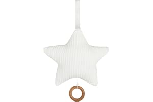 BO BABY'S ONLY Baby's Only - Carillon Stella Sense - Aiuto per il sonno del bambino - Carillon musicale per bambini - Musica rilassante per neonati - Per bambine e bambini - White