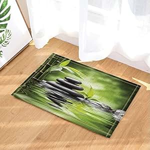 Spa Decor Zen Garten Thema Basaltsteinen und Bambus in Wasser Bad