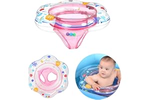XQMMGO Baby Swimming Ring Float, Swimming Pool Bathing Accessories for Children, Toddlers and Infants, Inflatable Swimming Ring with Seat for Babies Aged 6-36 Months