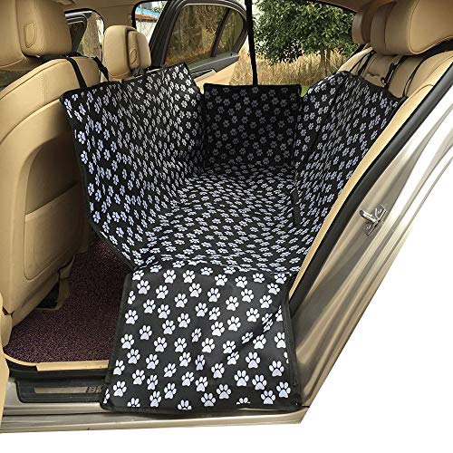 Preisvergleich Produktbild HCMAX Hund Hund Autositzüberzug Haustiere Hängematte Cabrio Abdeckung Wasserdicht Rücksitzbezüge mit Seitenklappen für Auto SUV LKW