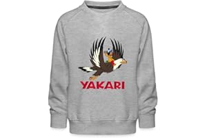 Spreadshirt Yakari Indianer Fliegt Auf Großer Adler Kinder Premium Pullover