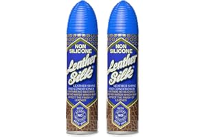 Aristowax Leather Silk Shine & Conditioner with Beeswax, Non-Silicone Formula Emollients for Leather Sofas, Car Seats, Furniture - Leather Spray Cleaner Polish and Protector, 2 pack + Cheeroo Magnet