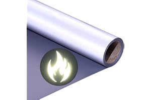 KEGUMINGX Reflective HTV Vinyl Rolls Reflective Heat Transfer Vinyl 12 Inch x 5 Feet Iron On Vinyl for T-Shirts DIY Design, Silhouette Cameo for Heat Press Machine(Light Grey)