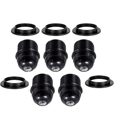 PATIKIL Anelli Portalampada G9, 5pz Adattatore Supporto Paralume Adattatore Convertitore Anello Lega Supporto Luce Lampada Terra Tavolo Diametro 3/4 - Foto 9