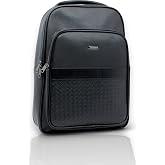 Deri Laptop Sırt &Ccedil;antası Suya Dayanıklı Siyah 15.6'' İn&ccedil; 8683255012282