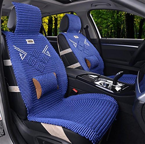 DD Hand-Made Ice Silk Car Cushion Four Seasons Common Summer Cool Pad , Blue,blue