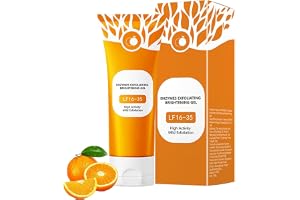 Yooyan Naturlig exfolierande gel med apelsin, exfolierande gel med apelsinenzymer, ansiktsexfoliering, djuprengöring, uppljus