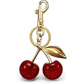 Cherry Keychain Bag Purse Charms For Handbags Cherry Accessories Mothers Day Birthday Ideas