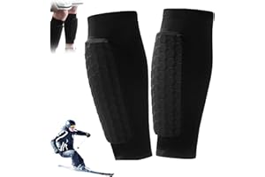 YGYZKJSD Shindefender Shin Guards, Shindefender Compression Sleeve with Honeycomb Pads, Shin Defender Shin Guards, Soccer Shin Guard Sleeves, Shin Pads for Kids and Aldult