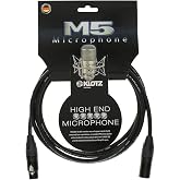 Klotz M5 MC5000 Mikrofon Kablosu Siyah 3m XLR NEUTRIK Altın U&ccedil;lu