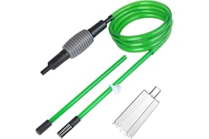 Coolty Sabbia per la pulizia della ghiaia dell'acquario, pompa per il cambio dell'acqua e la pulizia della sabbia del filtro