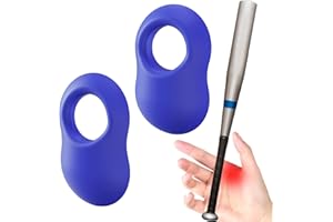 OMYPOTT 2 Pack Baseball Thumb Guard for Pro Batters, Hitter Training Aid, Thumb Guard Baseball & Softball Baseball Batting Grip Baseball Accessories Training Equipment Reduce Bat Sting-Blue