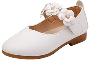 WUIWUIYU Filles Ballerines Chaussures de Princesse étudiants Marche Simple Léger Confortable