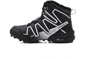 WYUKN MTB Cycling Shoes ，Men Motorcycle shoes Waterproof Trekking Bicycle shoes Outdoor hiking sneakers jogger man,Black-45EU