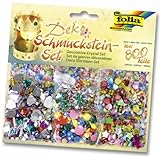 folia 12419 - Deko Schmuckstein-Set, ber 800 Teile, sortiert - 