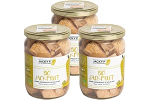 JACKY F. Jacky F - Junge Bio-Jackfruit in Salzlake/ DE-ÖKO-013 - 3er Pack- 3x 500g Glas