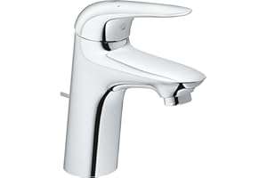 GROHE Miscelatore Monocomando per Lavabo, Leva Chiusa, Cromo, S 23707003