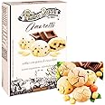 Amaretti Biscuits | Traditional Soft Amaretti Authentic Italian Biscuits | In A White Gift Box Premium Biscuits with Chocolate Drops - Enjoy All Year Round 160g