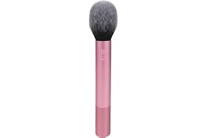 Real Techniques Ultra Plush Blush Makeup Brush, For Loose, Cream, or Pressed Blush, Rosy Glow Cheeks, Fluffy Powder Brush, Aluminum Ferrules, Synthetic Bristles, Vegan and Cruelty Free, 1 Count