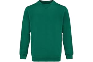 WORK IDEA Sudadera con Cuello Redondo para Hombre, Ropa de Trabajo, suéter básico de Trabajo