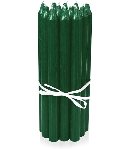 Bougies Duni Bleu Foncé 25 Cm - Lot De 50 Pièces, Qualité Allemagne