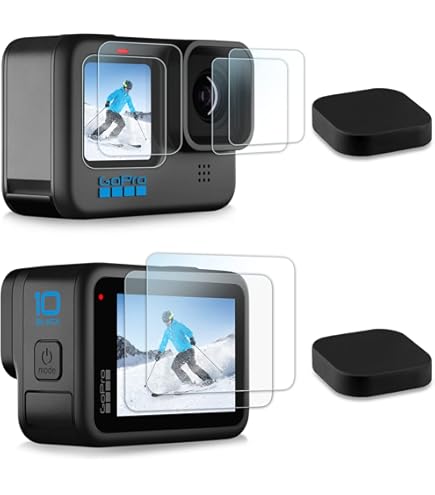 REDTRON Protecteur D'écran Pour GoPro Hero 12/11/10/9 Black(8 Pièces