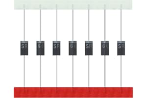 AUKENIEN SR560 SB560 Diode de Redresseur Barrière Schottky 5A 60V DO-201AD / DO-27 5 Ampères 60 Volt Electronique Diodes Axiales (Lot de 20 Pièces)