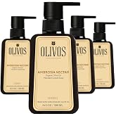 Olivos Zeytinyağlı Mandalina Sıvı Sabun - Doğal ve Ferahlatıcı Koku, Paraben, SLS, S&uuml;lfat İ&ccedil;ermez, 500ml (4X500 ML, Mandalina