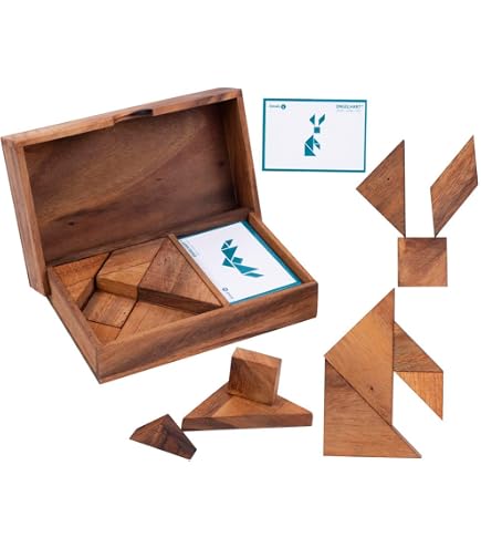 TOWO Pentominoes in legno Tangram Puzzle Giochi mentali per bambini Adulti - Gio