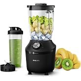 Philips 3000 Serisi ProBlend Crush Teknolojili Blender - 600 W G&uuml;&ccedil;, 2 L Cam S&uuml;rahi, 2 Hız + Pulse, Titreşim &Ouml;nleyici Taban, S