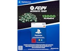 100€ PlayStation Store Guthaben für EA SPORTS FC 24 Ultimate Team 12000 FC Points Deutsches PSN Konto