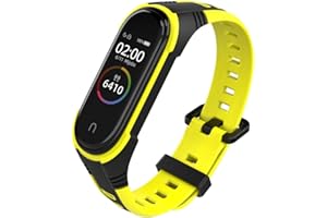 WIIKAI Cinturino Compatibile per XiaoMi Mi Band 5 Mi Band 6 Regolabile di Ricambio Bracciale.