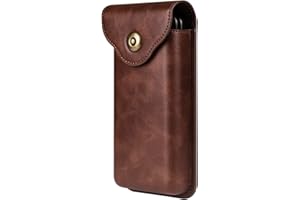 WNHTFAC Handytasche mit Gürtelclip Leder Kompatibel mit Samsung Galaxy Z Fold 6/Z Fold 5/Z Fold 4/Z Fold 3/Z Fold 4G 5G, Handyhülle mit Gürtelschlaufe Leder Handytasche Kompatibel mit Huawei Mate XS/X3/X2