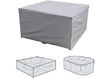 TBSITNS Garden Furniture Cover Oxford Cloth Outdoor Patio Furniture Cover Waterproof and UV Resistant Protects Furniture Rect