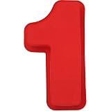 Lekue Celebrate Moule A Gateau Chiffre 1 Rouge Amazon Fr Cuisine Et Maison