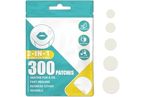 TOMILIOLD 300 Piezas Parches Granos Parches Acne Hidrocoloides Invisible Acne Patch Enriquecido Aceite Ácido Salicílico Parches Para Granos Pimple Patches Treatment