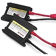 THE WHITE SHOP 2PCS HID Ballast, DC 12V 35W Super Slim HID Ballast, Universal Xenon Headlight Ballast Kit for H1 H4 H3 H7 H8 H9 H11 H13 9003 9005 9006 9007 (Size : 35W)