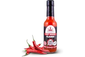 Poppamies Salsa piccante classica - Ideale per salsa di ala di pollo - Senza glutine, senza lattosio, vegana - Spezia: 4/10-150ml