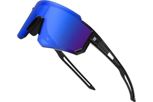 DUCO Polarisierte Sport Sonnenbrille für Herren Damen UV400 Schutz Baseball Radfahren Laufen Fischen Sonnenbrille DC0068