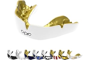 OPRO Protège-Dents Ajustement Sur Mesure Immédiat – Protection des Dents Professionnelle Adultes et Enfants – Boxe, MMA, Rugby, Hockey – Moulage Rapide – Garantie Dentaire Incluse
