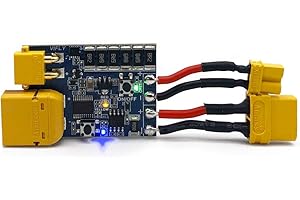 VIFLY ShortSaver V2 Smart Smoke Stopper Electronic Fuse to Detect and Prevent Short-Circuit and Overload, Power Switch for Receiver Binding XT30 XT60 Available