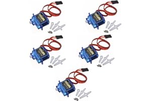 5X HeyNana Micro Servo Motor Para Arduino Raspberry Pi RC Robot Controles del Barco del Aeroplano del Helicóptero (5)