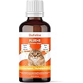 Biofeline Plus B Drop for Cats 50ml and Feather Health Drop with Biotin to Prevent Hair Loss