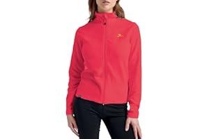 Athl Dpt. Maglia Donna in Micropile con Zip Sportiva - Felpa Giacchetto Donna con Zip in Pile Collo Alto Sci Trekking Tempo Libero attività all'aperto Lavoro