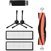 robotyedek Vacuum Mop 2 Ultra Xiaomi Uyumlu Yedek Mopsuz Fır&ccedil;a Filtre-6 Par&ccedil;a, Robotyedek, Renk8