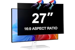 LUSA DESIGN Schermo per la privacy del computer da 27 pollici per monitor widescreen 16:9, protezione degli occhi antiriflesso per monitor del computer, filtro privacy per monitor del computer
